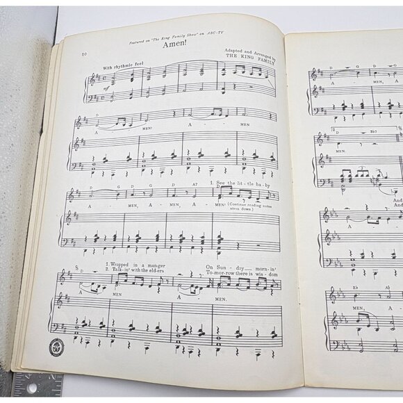 King Family Love At Home Vintage Piano Sheet Music Songbook 1965 Variety Show - Picture 5 of 9